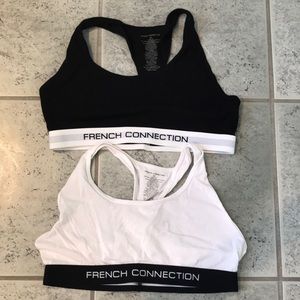 2/pack Cotton sports bra French Connection size M